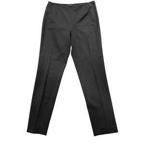 Lafayette 148 New York‎ 6 Black Dress Pants Straight Leg 96% Wool Side Zip